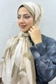 Desenli Bambu Şal 039V